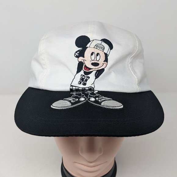 Disney Accessories - Vintage Hip Hop Mickey Mouse 5 Panel Hat Rap Mickey Unlimited Embroidered Cap